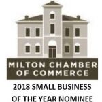 2018 Small business of the year Milton Chamber of Commerce